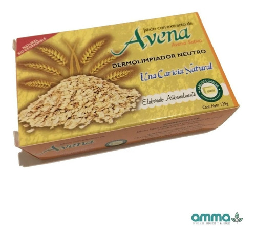 Jabón García Avena 125g Ecológico Biodegradable  (1 Pza)