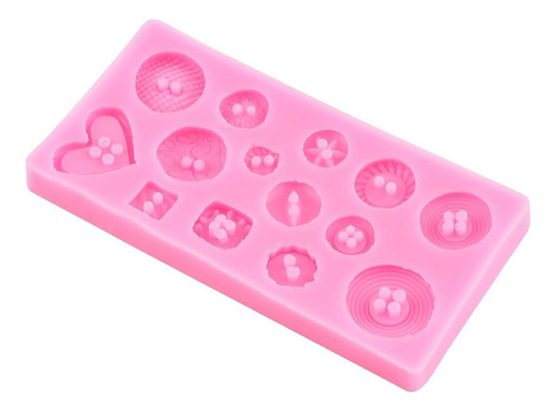 Yihuomolds Botón Moldes De Fondant De Silicona Para Pastel
