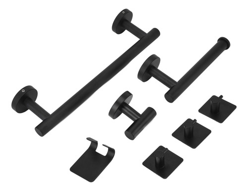 Juego De Toalleros De Acero Inoxidable Para Baño, 7 Piezas,