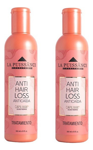 2 Tratamiento Anticaída Hair Loss  La Puissance 300ml