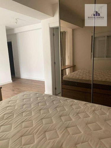 Imagem 13 de 30 de Apartamento À Venda Na Consolação, Edifício Mood, 1 Suíte, 1 Banheiro, 1 Sala Ampla, 1 Vaga De Garagem, 48m², São Paulo. - Ap1227