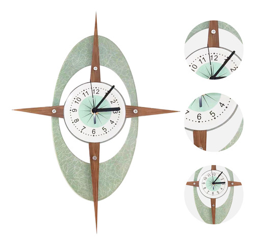 Reloj Artesanal En U Con Adorno De Estilo Nostálgico Geo 421