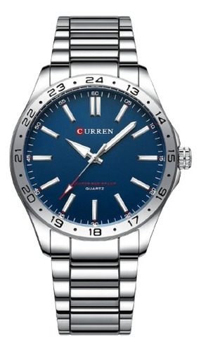 Reloj Para Hombre Curren 8452 Kred9303 Plateado