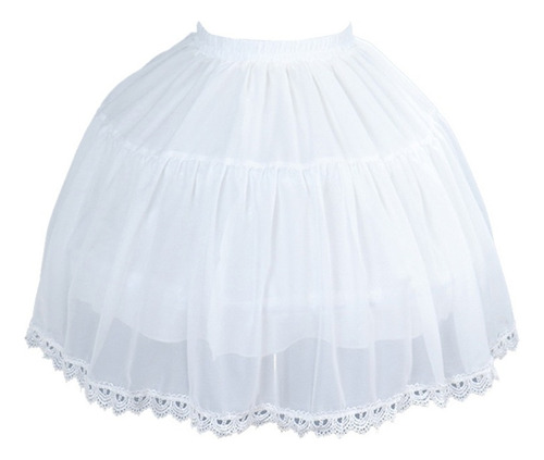 Crinoline Underskirt Enagua Jaula 2 Aros Hasta La Rodilla Pa