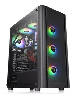 Gabinete Thermaltake V250 Black Tempered Glass - Oferta!