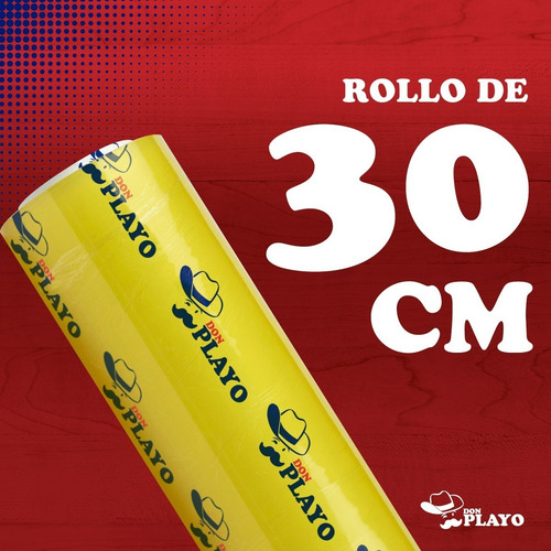 Don Playo 30 Cms Vitafilm Grado Alimenticio 12 PuLG Egapack