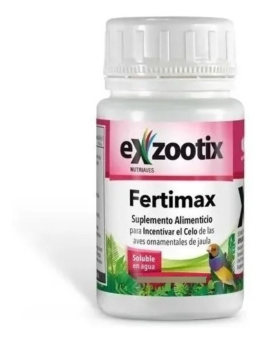 Imagen 4 de 7 de Fertimax Suplemento Incentiva Celo En Aves Exzootix 80g