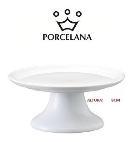 Prato Com Pé Para Bolo Sobremesas Doces Pudim Torta 21cm 214