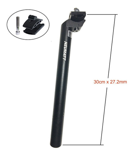 Tubo De Asiento Mtb , 27.2mm X 300mm Largo, Aluminio.