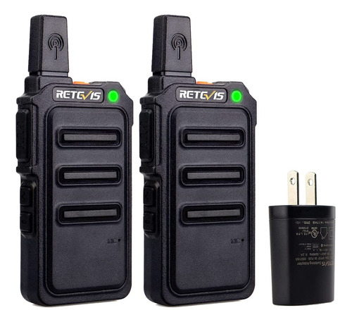 Retevis Rt19 Walkie Talkies Recargable Frs 22 Canal 1300mah 