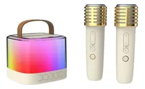 Comprar \u002F\u002F Conjunto De 2 Microfones Portáteis E Mini Caixa De Som