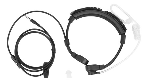 Micrófono De Garganta Táctica Con Conector De 3,5 Mm, Ajuste