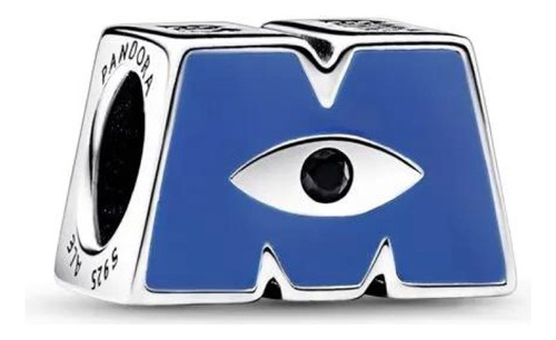 Charm Logotipo M De Monsters, Inc. De Disney Pixar