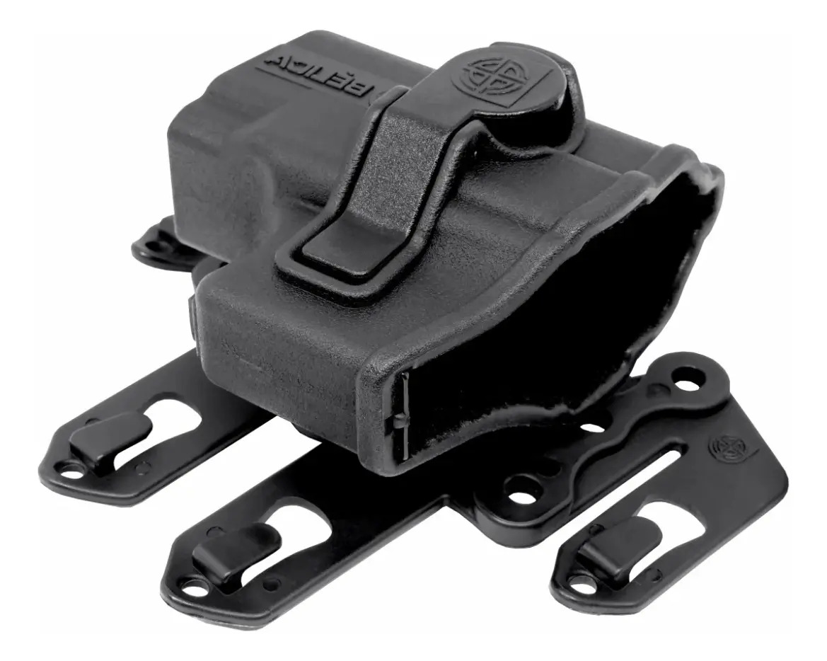 Coldre Modular Canhoto Bélica Para Glock Taurus Beretta E Com Mira Holográfica Eagle Fit Molle