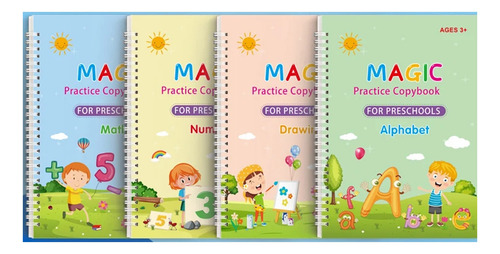 Cuaderno Magico Hundida Aprendizaje Reutilizable Caligrafía