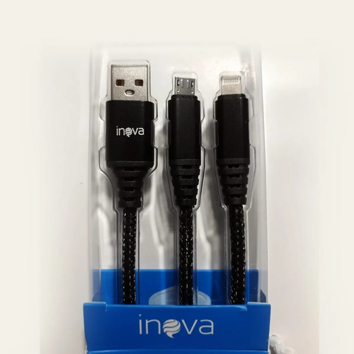 Cable Micro Usb V8 Y iPhone 5/6/7 2.0a - Alta Velocidad 