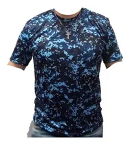 Comprar Remera Dryfit Camuflada Uca Multi Digital Azul Gaucho Rivero