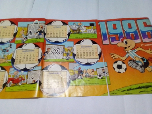 Publicidad Con Maradona Lámina Revista Condorito 1986! (Usado)