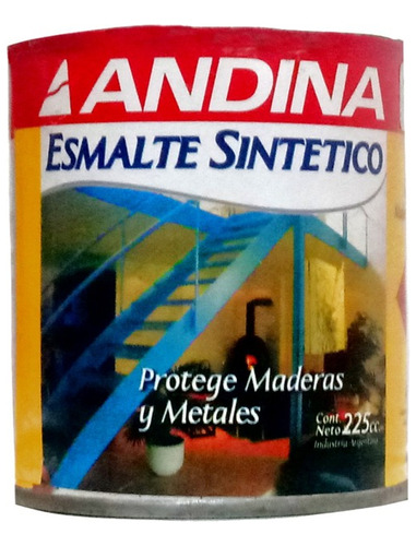 Sintetico Negro Satinado Andina 1/4 Lt