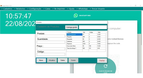 Programa Para Pastelaria Delivery E Balcão Caixa Pdv
