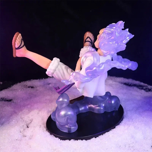 Figura De Accion Luffy Gear 5 Base Para Celular 18cm
