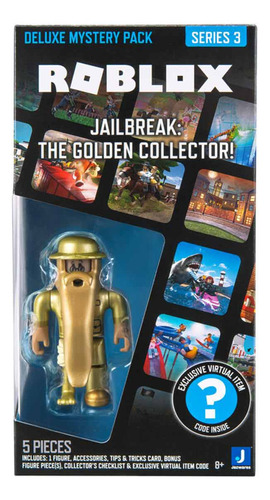 Roblox - Boneco Deluxe 7cm Jailbreak The Golden Collector