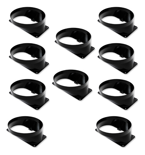 Kit 10 Adaptador Duto Exaustor Axial 200mm Asic S19 S21 Ks1