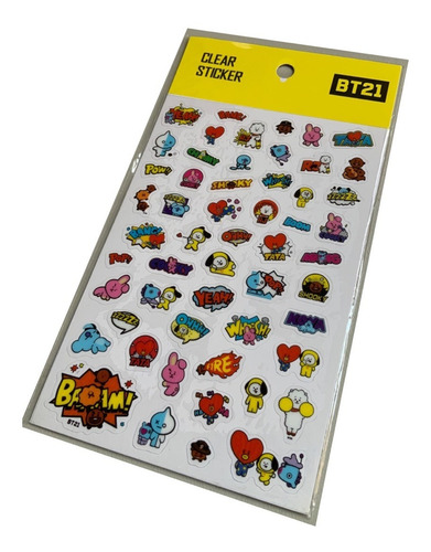 Paquete De Stickers De Bt21 / Calcomanías Kpop Bts