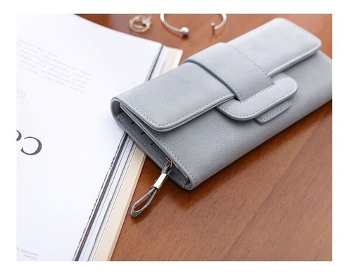 Monedero Dama Casual Con Monedero Mujer Color Gris