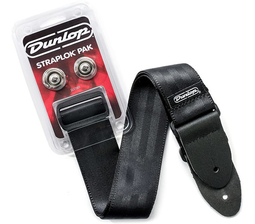 Dunlop Slst001 Straplok Pak, Diseño Doble De Níquel Straplok