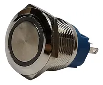 Comprar Botón Pulsador - Push Button Metálico 250v C\u002Fluz-12-24v