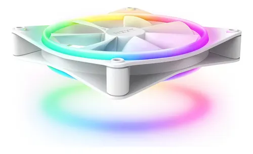 Fan Gamer Nzxt F140RGB Duo Series, blanco, 140 mm, Pwm Rgb