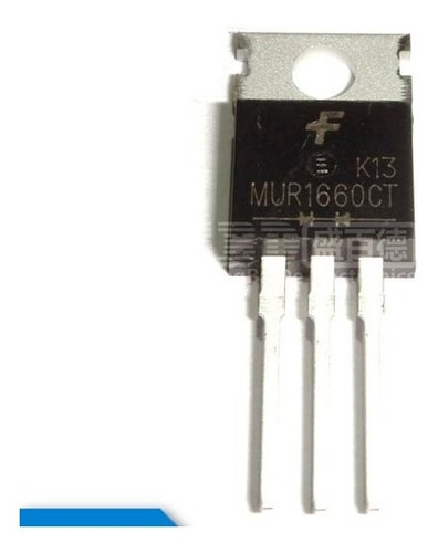 Mur1660ct 1660ct 1660 16a 600v To-220 Diodo Rec Rapida