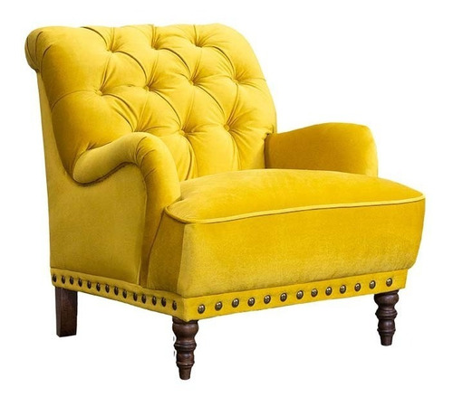 Imagen 1 de 4 de Sillón Kiel Mostaza