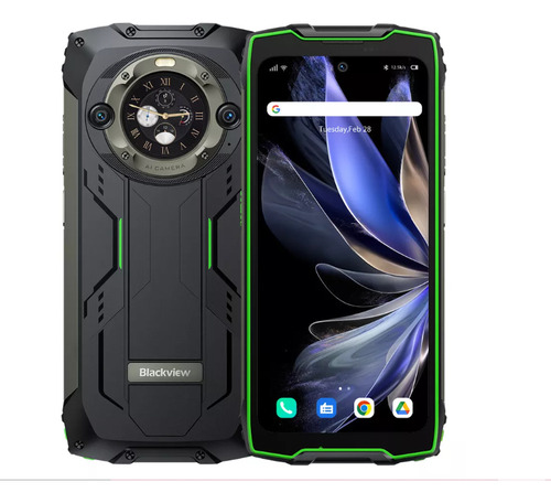 Blackview Bv9300 Pro 12 Gb 256gb Nfc + Nota Brinde Preto/verde
