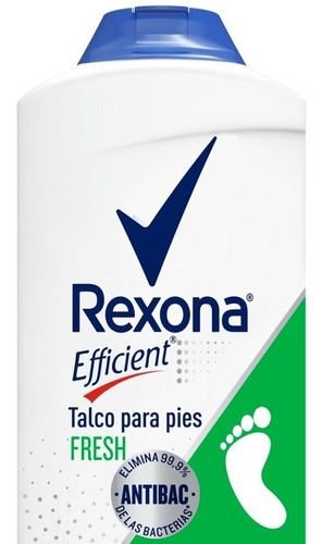 Rexona Efficient Antibacterial Fresh Talco Polvo 200g