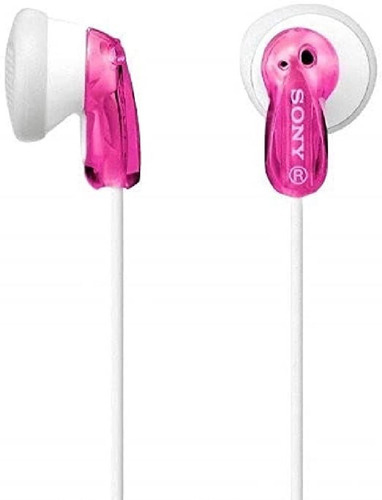 Audifonos Alambricos Fashion Earbuds Rosa Mdr-e9 Sony