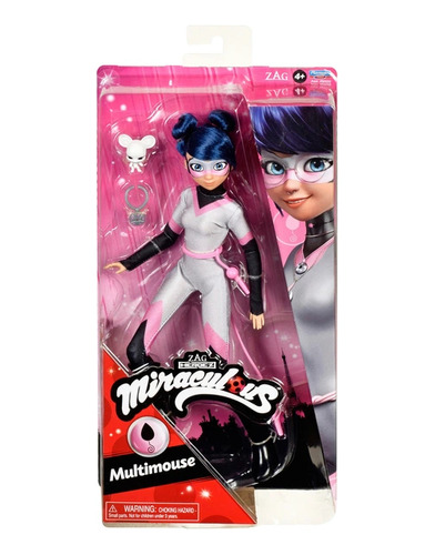 Ladybug Miraculous Multi Mouse Muñeca Articulada Original