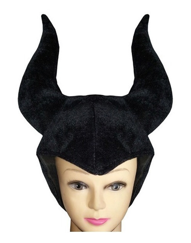 Sombrero Tela Diablita Negra X1 Uni
