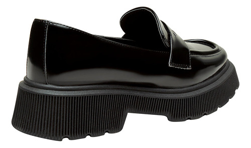 Mocasines Chunky De Mujer Mariana Negro