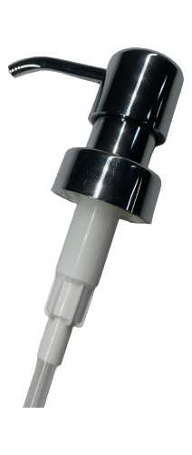Válvula Dosadora Cromada Pump Saboneteira Rosca 28 Cor Prateado