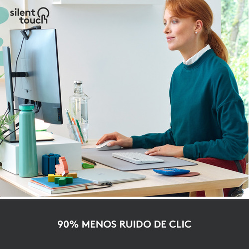 Mouse Inalámbrico Logitech Signature M650 L - Blanco