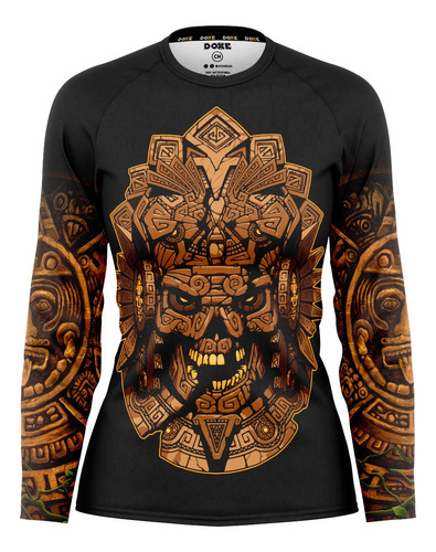 Doxe Jersey Playera Dama Calavera Piedra Calendario Az D0003