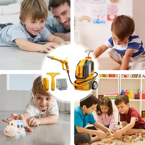 Little Tikes Primera lavadora secadora – Aparato realista de juego de simulación para niños, lavadora interactiva de juguetes con 11 accesorios de lavandería, juguete único, a partir de 2 años