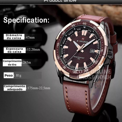 Relogio Masculinos Naviforce Importado Original