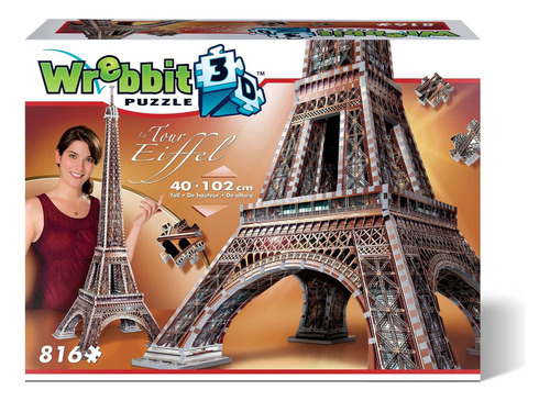 Rompecabezas  3d  Estándar De La Torre Eiffel Fr80rt