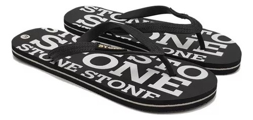 Ojotas Stone Logo Unisex Original Flexibles Livianas 