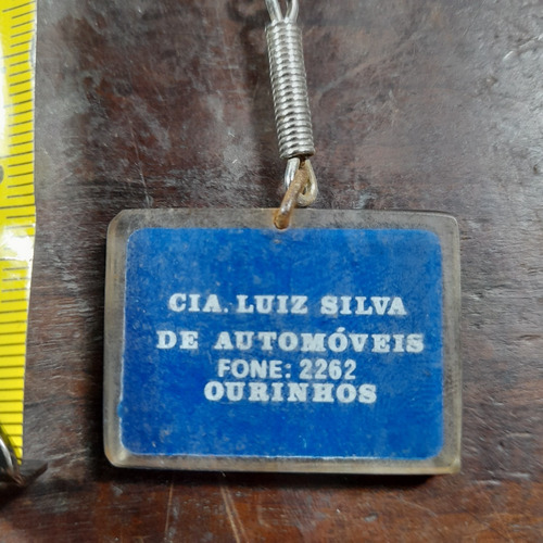 Imagem 3 de 3 de Chaveiro Concessionária Ford Cia Luiz Silva Ourinhos Anos 70