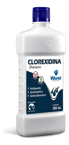 Shampoo De Clorexidina Antiquedas Para Cachorro 500ml Dugs