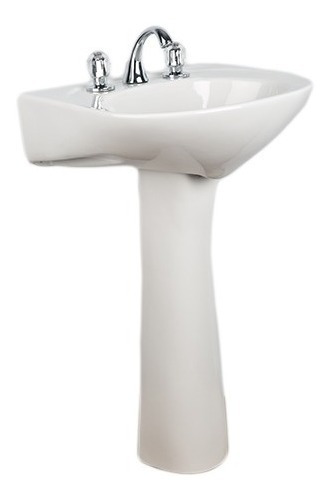 Imagen 2 de 3 de Lavamanos Venceramica Pompano Pp 4/8'' (no Incluye Pedestal)
